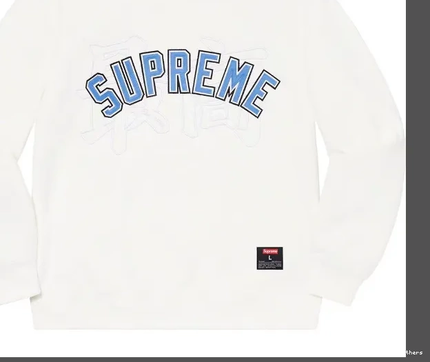 Crewneck L Kanji XL Hoodie Black 20SS White Logo Round S Embroidered Neck Royal Blue Highest M Grey 1005